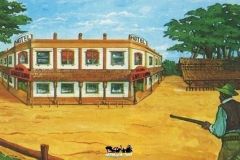 Saloon Scarlet Slipper - Art Work